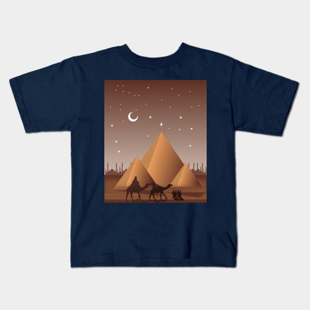 GIZA Kids T-Shirt by Tees4Chill